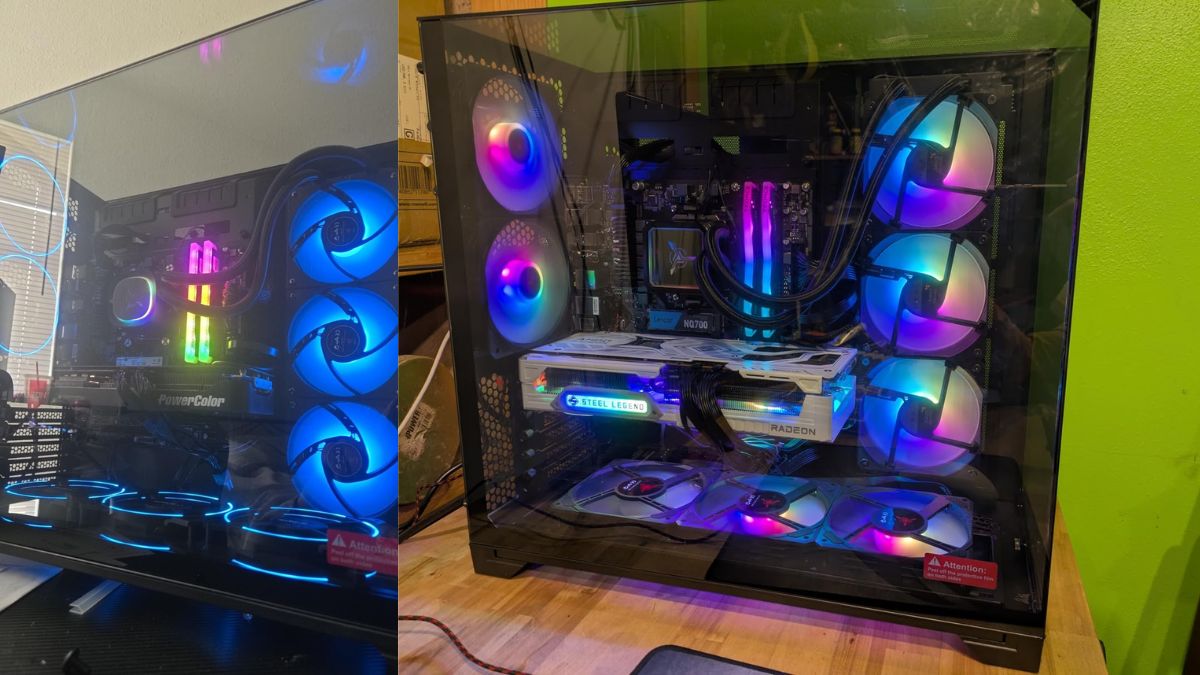 Skytech O11 Vision Ryzen 7 9800X3D:RX 9070 XT thumb